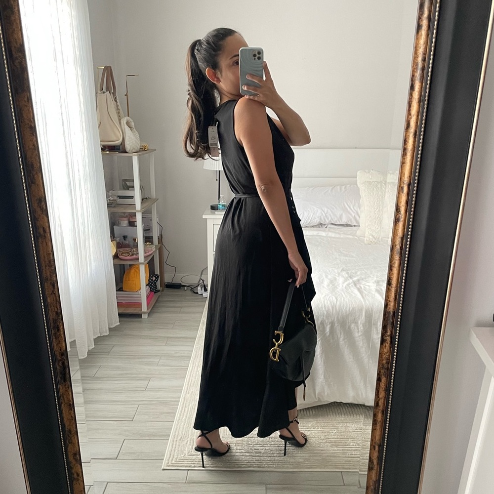 Banana Republic Black High Low Dress - Picture 6 of 8